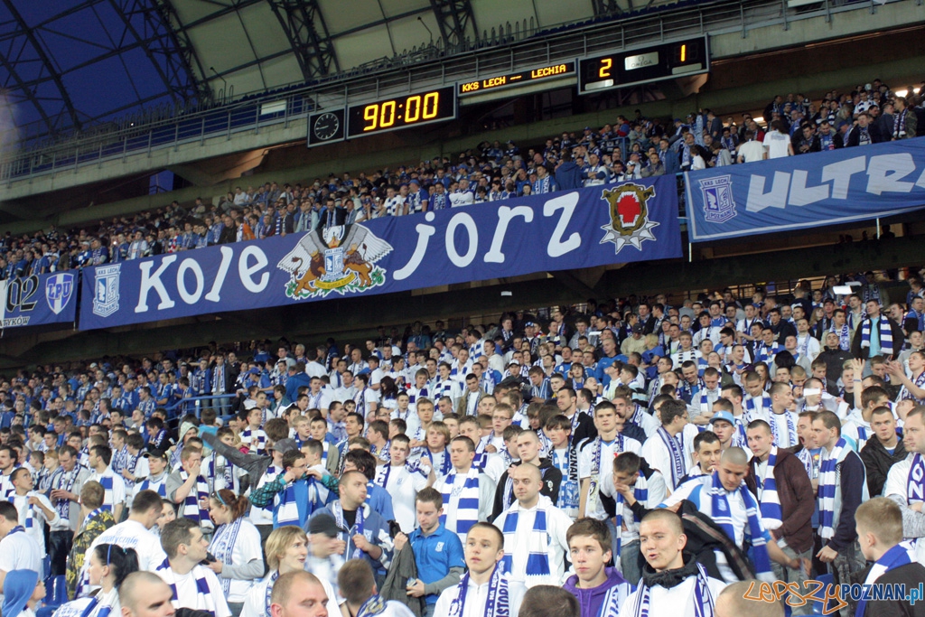 KKS Lech Poznań - Lechia Gdańsk 2:1 (28.04.2010 r.) Foto: Piotr Rychter KKS Lech Poznań - Lechia Gdańsk 2:1 (28.04.2010 r.) Foto: Piotr Rychter