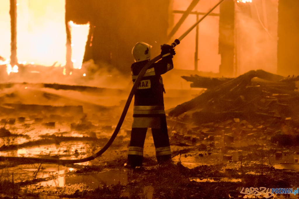 Pożar w centrum Poznania (archiwum redakcji)  Foto: lepszyPOZNAN.pl / Piotr Rychter