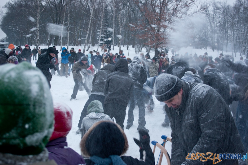 Wielka Poznańska Bitwa na Śnieżki - 18.12.2010 r. Foto: Paweł Rychter Wielka Poznańska Bitwa na Śnieżki - 18.12.2010 r. Foto: Paweł Rychter
