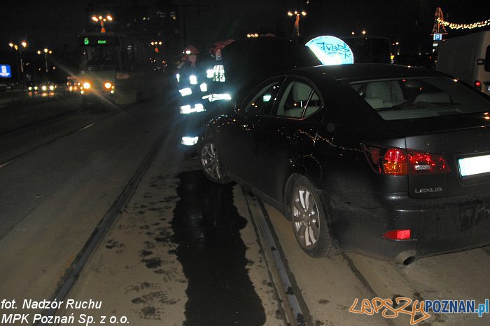 Wypadek na Moście Uniwersyteckim Foto: MPK Wypadek na Moście Uniwersyteckim Foto: MPK