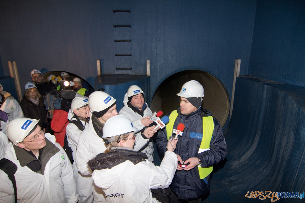 Wybudowany odcinek kolektora prawobrzeżnego II pod ulicą Podwale Foto: lepszyPOZNAN.pl / Piotr Rychter Wybudowany odcinek kolektora prawobrzeżnego II pod ulicą Podwale Foto: lepszyPOZNAN.pl / Piotr Rychter
