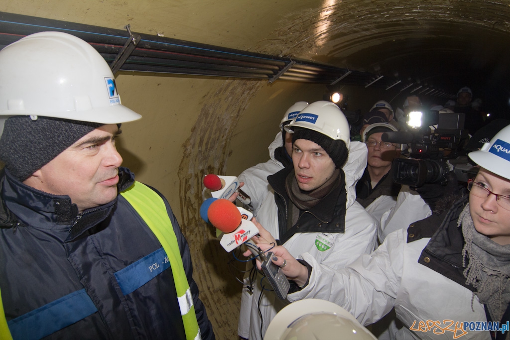 Wybudowany odcinek kolektora prawobrzeżnego II pod ulicą Podwale Foto: lepszyPOZNAN.pl / Piotr Rychter Wybudowany odcinek kolektora prawobrzeżnego II pod ulicą Podwale Foto: lepszyPOZNAN.pl / Piotr Rychter