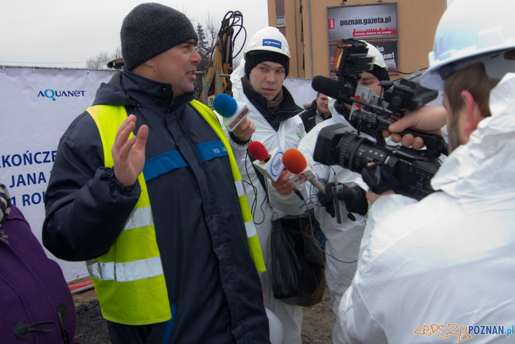 Wybudowany odcinek kolektora prawobrzeżnego II pod ulicą Podwale Foto: lepszyPOZNAN.pl / Piotr Rychter Wybudowany odcinek kolektora prawobrzeżnego II pod ulicą Podwale Foto: lepszyPOZNAN.pl / Piotr Rychter