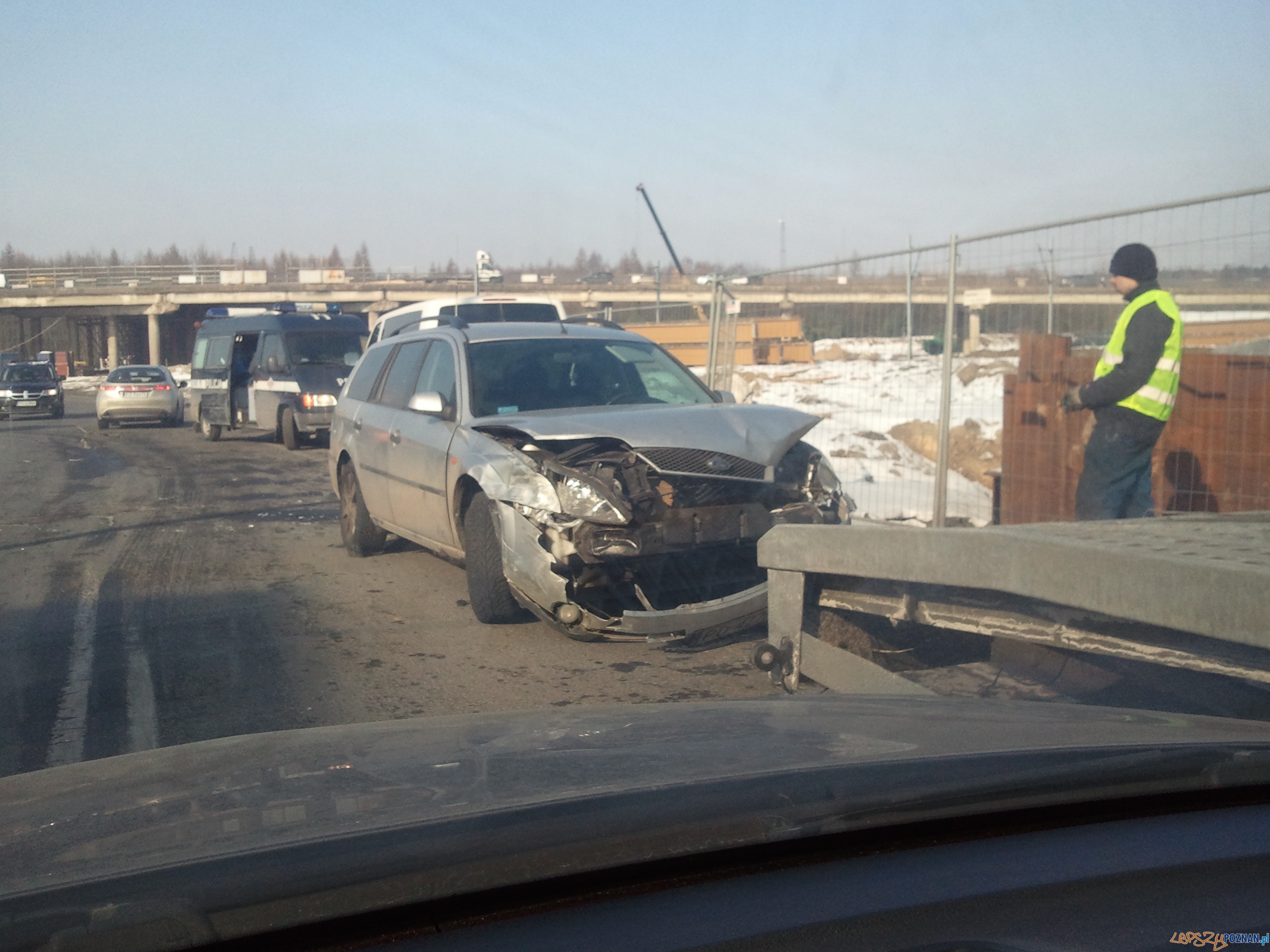 Wypadek na Światopełka Foto: Wypadek na Światopełka Foto: