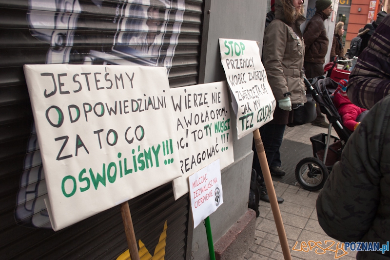 Marsz (NIE) Milczenia w obronie praw zwierząt - 13.02.2011 r.> Foto: LepszyPOZNAN.pl / Paweł Rychter Marsz (NIE) Milczenia w obronie praw zwierząt - 13.02.2011 r.> Foto: LepszyPOZNAN.pl / Paweł Rychter