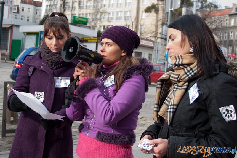 Marsz (NIE) Milczenia w obronie praw zwierząt - 13.02.2011 r.> Foto: LepszyPOZNAN.pl / Paweł Rychter Marsz (NIE) Milczenia w obronie praw zwierząt - 13.02.2011 r.> Foto: LepszyPOZNAN.pl / Paweł Rychter