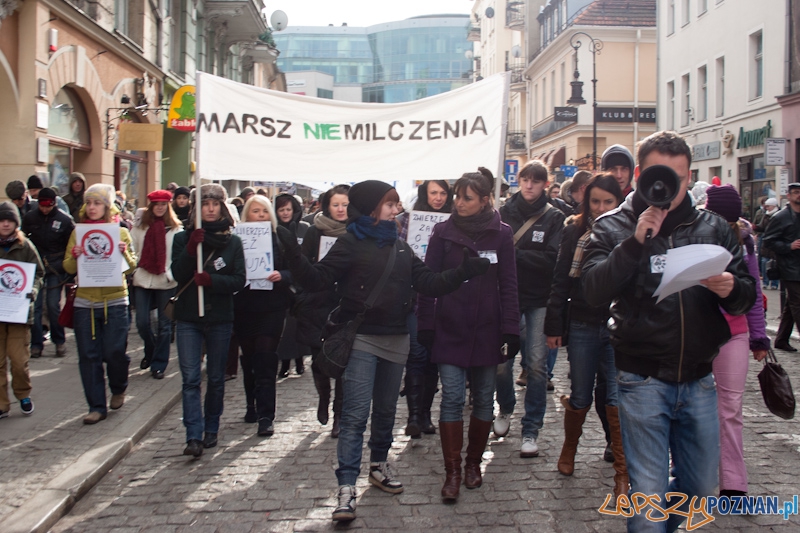 Marsz (NIE) Milczenia w obronie praw zwierząt - 13.02.2011 r.> Foto: LepszyPOZNAN.pl / Paweł Rychter Marsz (NIE) Milczenia w obronie praw zwierząt - 13.02.2011 r.> Foto: LepszyPOZNAN.pl / Paweł Rychter