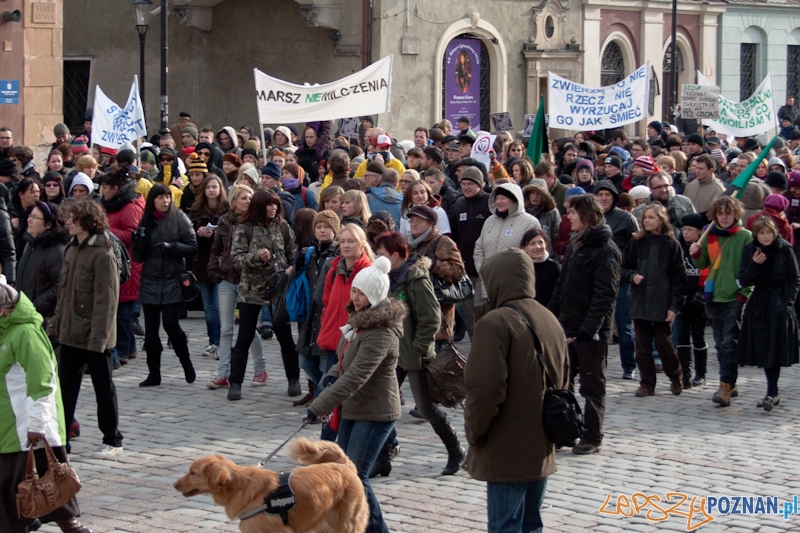 Marsz (NIE) Milczenia w obronie praw zwierząt - 13.02.2011 r.> Foto: LepszyPOZNAN.pl / Paweł Rychter Marsz (NIE) Milczenia w obronie praw zwierząt - 13.02.2011 r.> Foto: LepszyPOZNAN.pl / Paweł Rychter