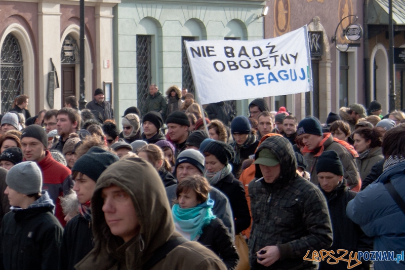 Marsz (NIE) Milczenia w obronie praw zwierząt - 13.02.2011 r.> Foto: LepszyPOZNAN.pl / Paweł Rychter Marsz (NIE) Milczenia w obronie praw zwierząt - 13.02.2011 r.> Foto: LepszyPOZNAN.pl / Paweł Rychter