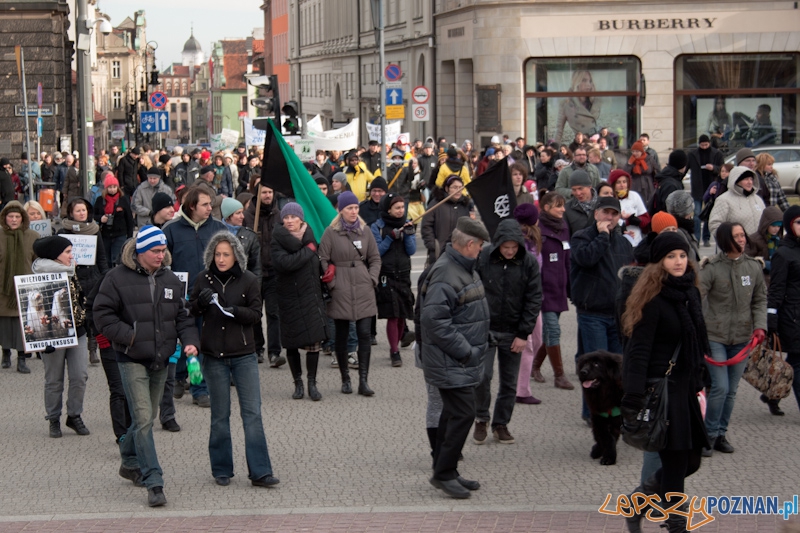 Marsz (NIE) Milczenia w obronie praw zwierz¹t - 13.02.2011 r.> Foto: LepszyPOZNAN.pl / Pawe³ Rychter Marsz (NIE) Milczenia w obronie praw zwierz¹t - 13.02.2011 r.> Foto: LepszyPOZNAN.pl / Pawe³ Rychter