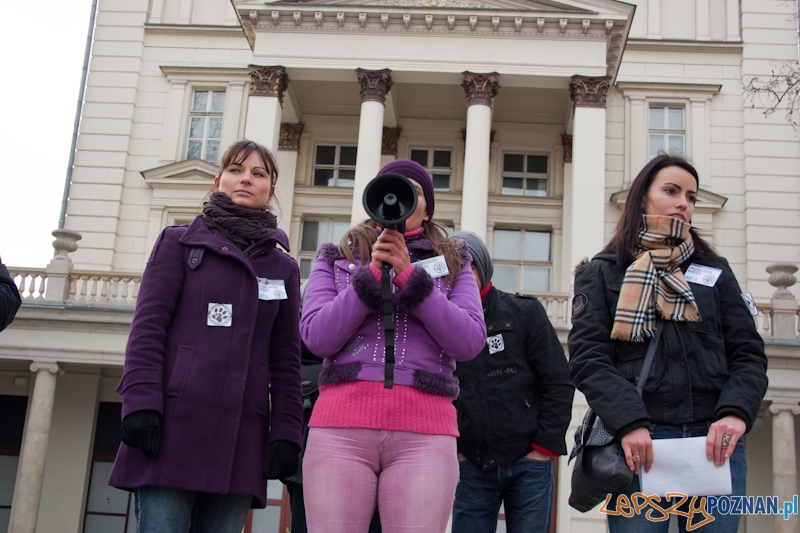 Marsz (NIE) Milczenia w obronie praw zwierząt - 13.02.2011 r.> Foto: LepszyPOZNAN.pl / Paweł Rychter Marsz (NIE) Milczenia w obronie praw zwierząt - 13.02.2011 r.> Foto: LepszyPOZNAN.pl / Paweł Rychter