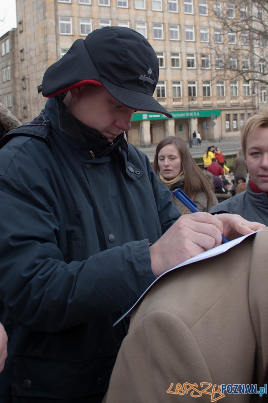 Marsz (NIE) Milczenia w obronie praw zwierząt - 13.02.2011 r.> Foto: LepszyPOZNAN.pl / Paweł Rychter Marsz (NIE) Milczenia w obronie praw zwierząt - 13.02.2011 r.> Foto: LepszyPOZNAN.pl / Paweł Rychter