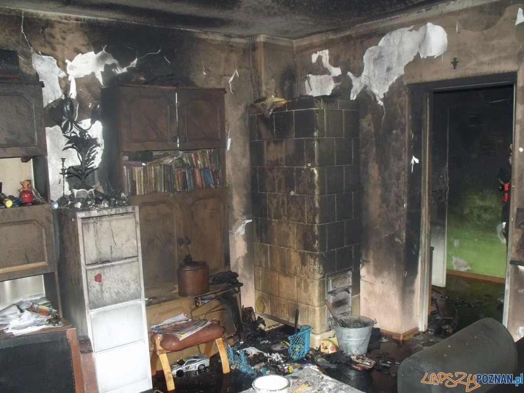 pożar na Gnieźnieńskiej Foto: KM PSP pożar na Gnieźnieńskiej Foto: KM PSP