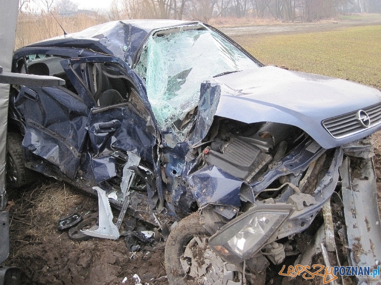 Wypadek w Gądkach Foto: Adrian Fiszer Wypadek w Gądkach Foto: Adrian Fiszer