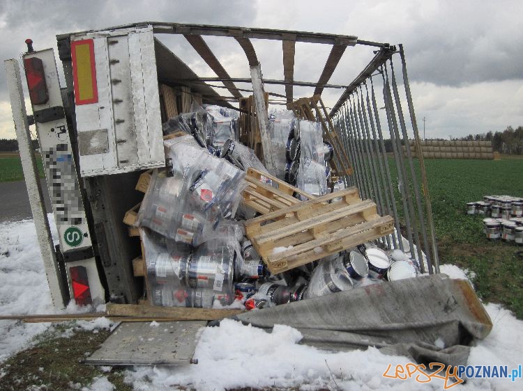 Wypadek w Niepruszewie Foto: Paweł Zieliński Wypadek w Niepruszewie Foto: Paweł Zieliński