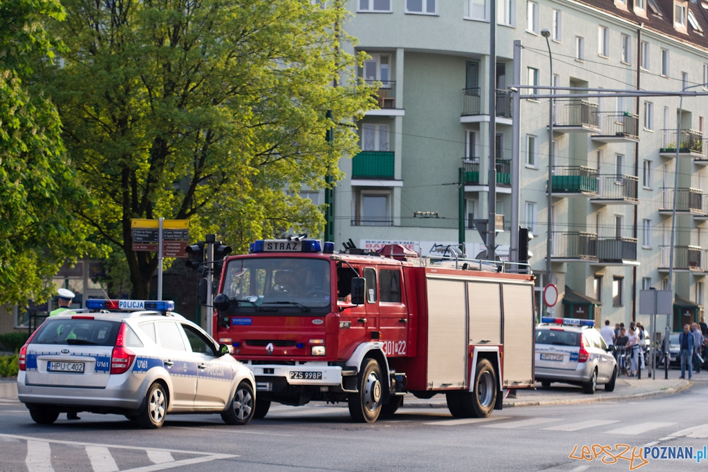 Alarm bombowy na Strzeleckiej Foto: lepszyPOZNAN.pl / Piotr Rychter Alarm bombowy na Strzeleckiej Foto: lepszyPOZNAN.pl / Piotr Rychter