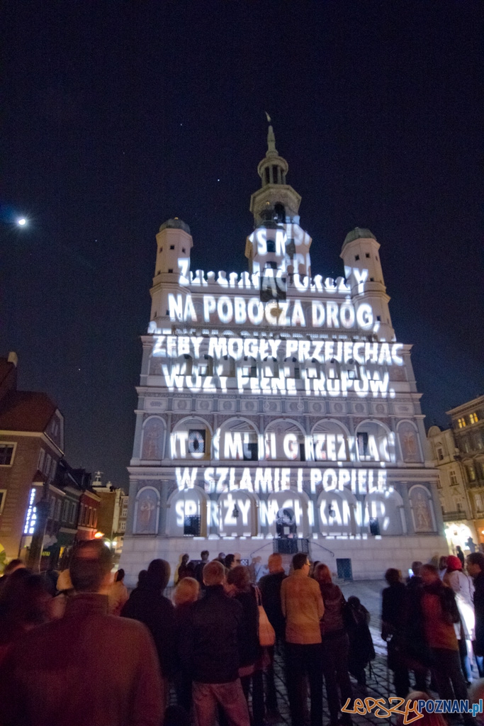 Prezentacja wierszy Wisławy Szymborskiej - Ratusz Foto: lepszyPOZNAN.pl / Piotr Rychter Prezentacja wierszy Wisławy Szymborskiej - Ratusz Foto: lepszyPOZNAN.pl / Piotr Rychter