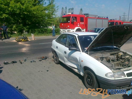 Wypadek motocyklisty w Czerwonaku Foto: Komenda Miejska Państwowej Straży Pożarnej Wypadek motocyklisty w Czerwonaku Foto: Komenda Miejska Państwowej Straży Pożarnej
