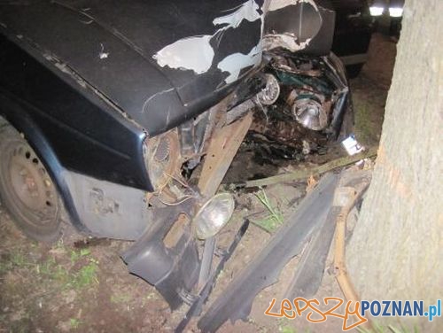 Wypadek w Koninku Foto: KM PSP w Poznaniu Wypadek w Koninku Foto: KM PSP w Poznaniu