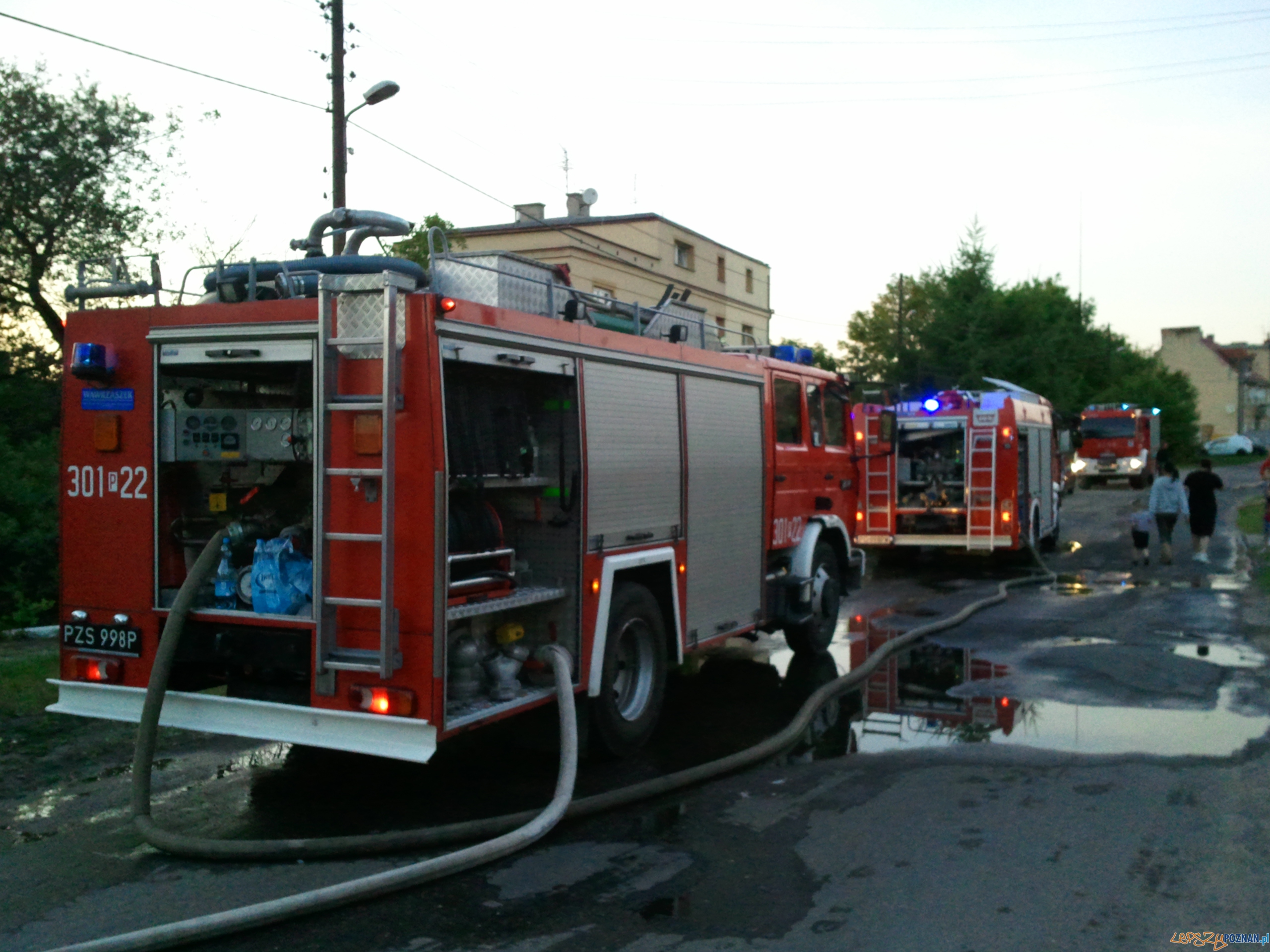 pożar na Studziennej Foto: lepszyPOZNAN.pl / gsm pożar na Studziennej Foto: lepszyPOZNAN.pl / gsm
