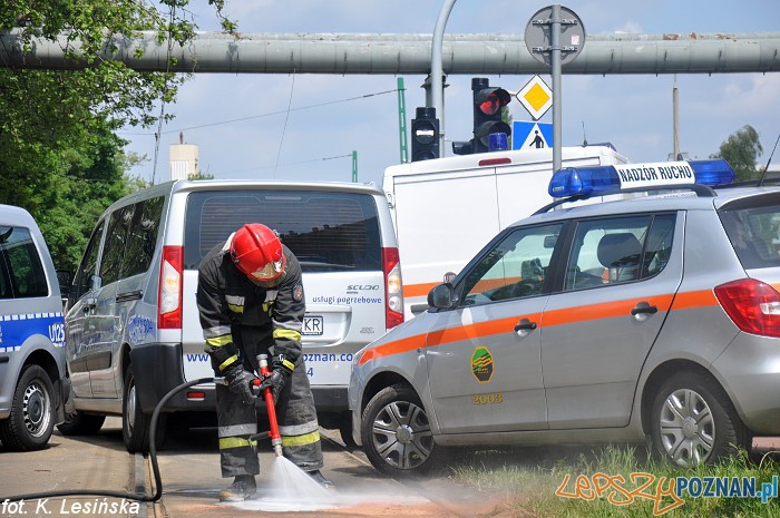 Śmiertelne potrącenie rowerzysty Foto: MPK / K. Lesińska Śmiertelne potrącenie rowerzysty Foto: MPK / K. Lesińska