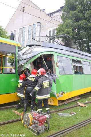 Zderzyły się bimby Foto: MPK / K. Lesińska Zderzyły się bimby Foto: MPK / K. Lesińska