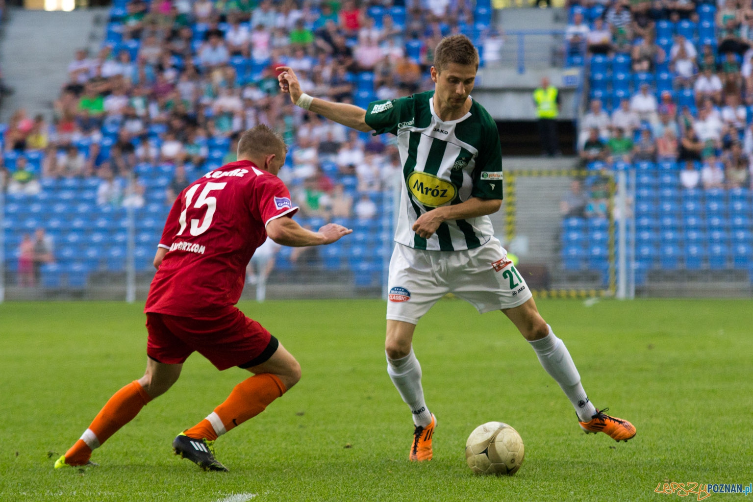 Warta Poznań - Kolejarz Stróże Foto: lepszyPOZNAN.pl / Piotr Rychter Warta Poznań - Kolejarz Stróże Foto: lepszyPOZNAN.pl / Piotr Rychter