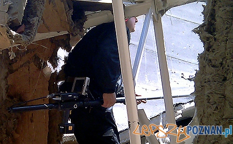 Zawalił się dach Foto: KM PSP Zawalił się dach Foto: KM PSP