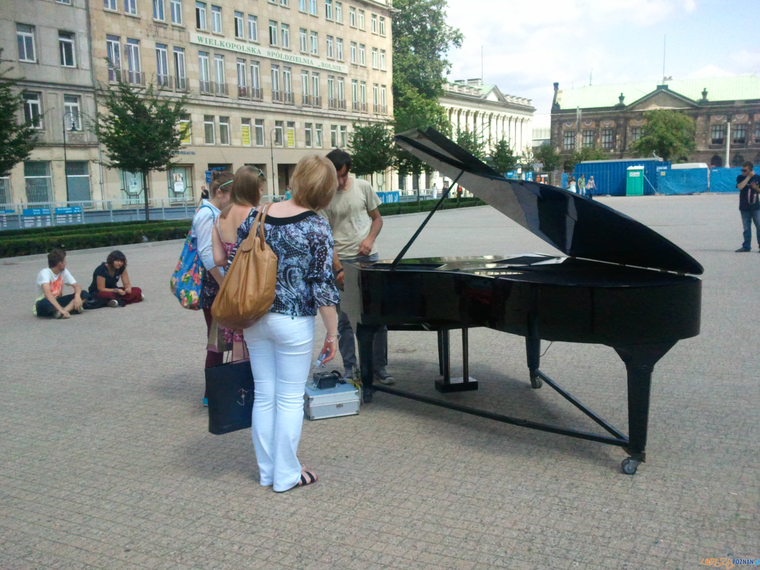 Davide Martello na Placu Wolności Foto: lepszyPOZNAN.pl / gsm Davide Martello na Placu Wolności Foto: lepszyPOZNAN.pl / gsm