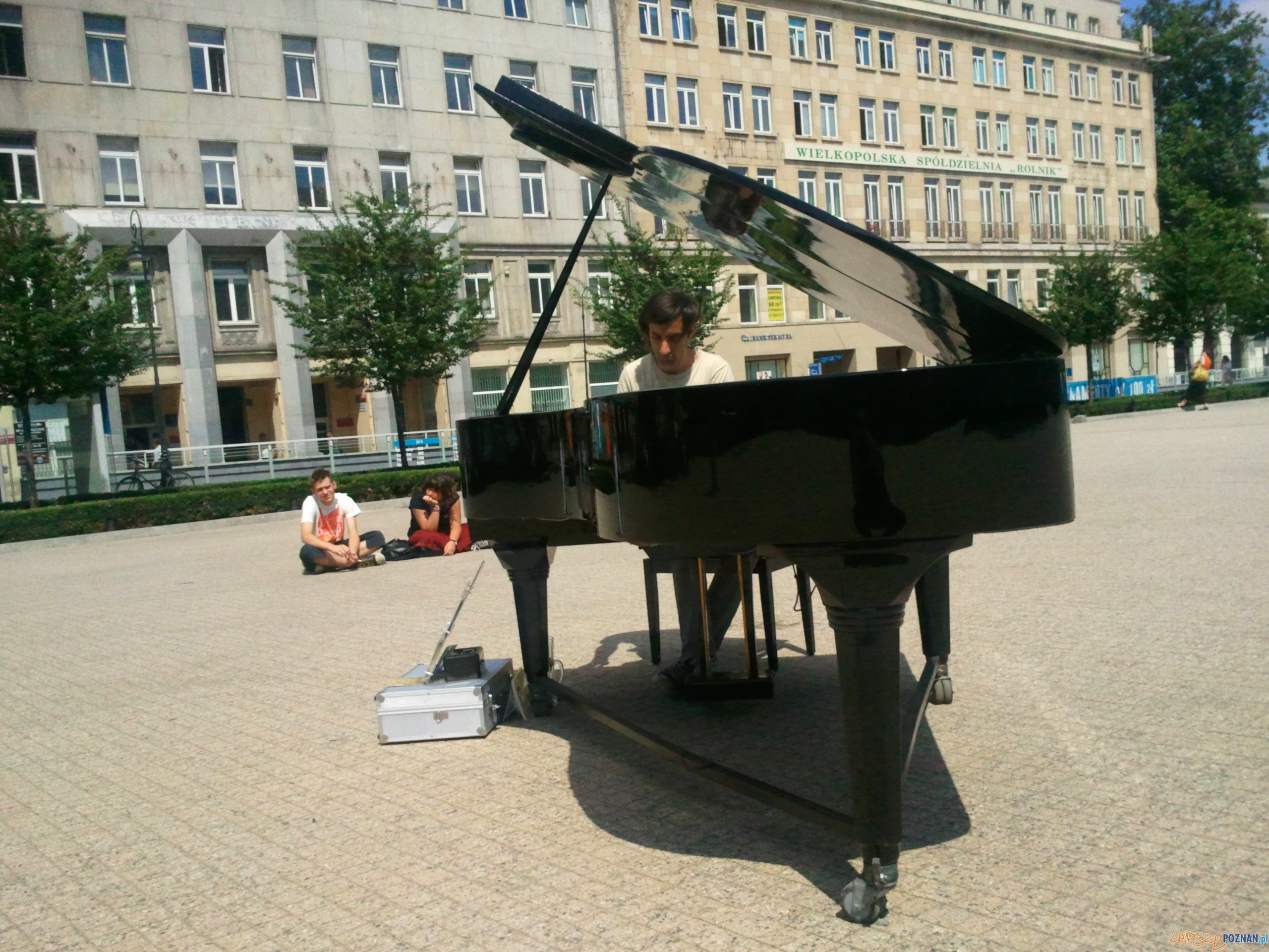 Davide Martello na Placu Wolności Foto: lepszyPOZNAN.pl / gsm Davide Martello na Placu Wolności Foto: lepszyPOZNAN.pl / gsm