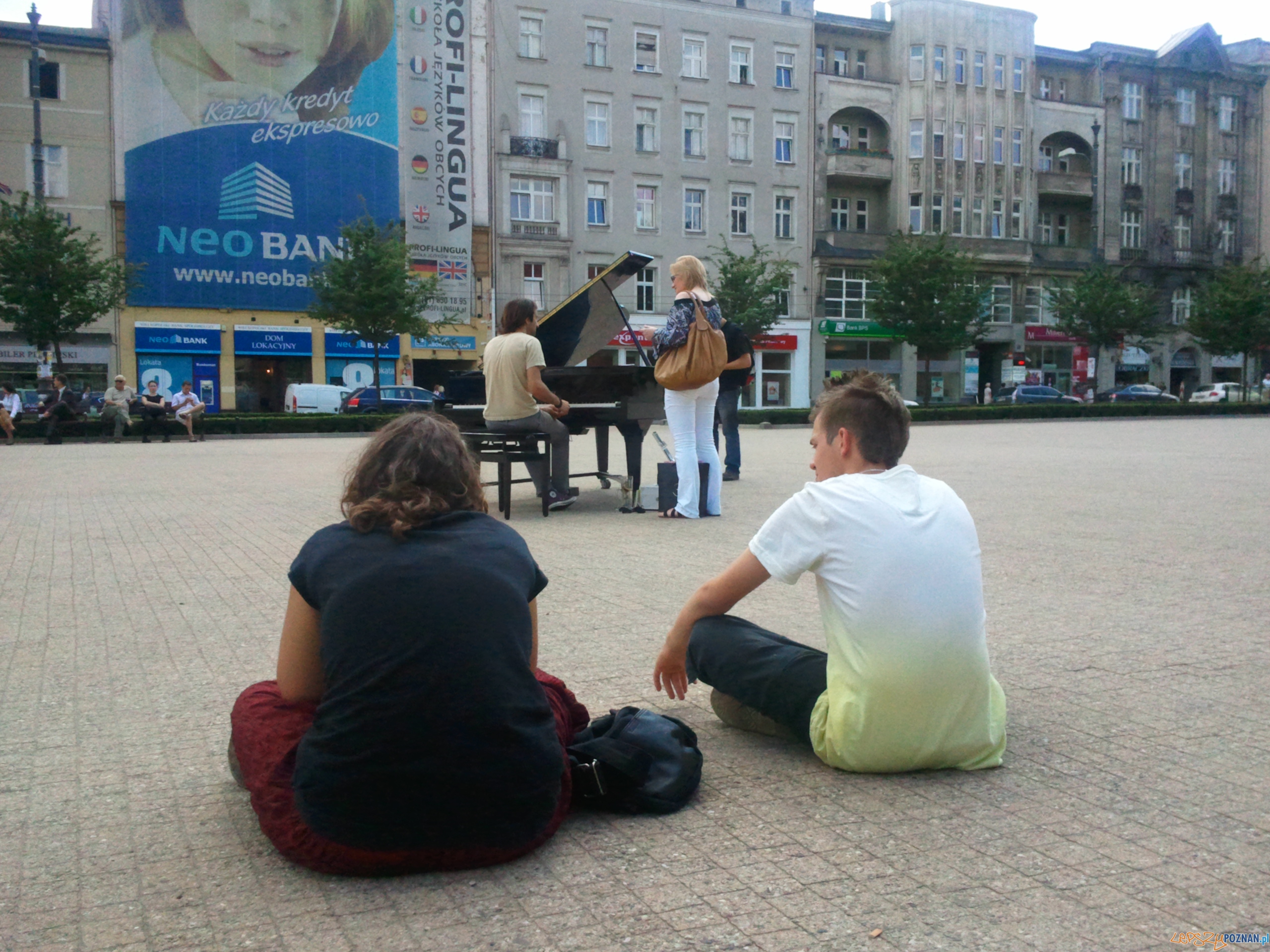 Davide Martello na Placu Wolności Foto: lepszyPOZNAN.pl / gsm Davide Martello na Placu Wolności Foto: lepszyPOZNAN.pl / gsm