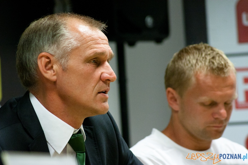 KS Warta - od lewej Czesław Jakołcewicz, Tomasz Magdziarz Foto: LepszyPOZNAN.pl / Paweł Rychter KS Warta - od lewej Czesław Jakołcewicz, Tomasz Magdziarz Foto: LepszyPOZNAN.pl / Paweł Rychter