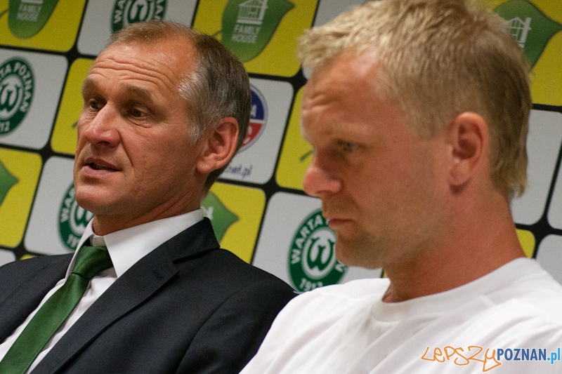 KS Warta - od lewej Czesław Jakołcewicz, Tomasz Magdziarz Foto: LepszyPOZNAN.pl / Paweł Rychter KS Warta - od lewej Czesław Jakołcewicz, Tomasz Magdziarz Foto: LepszyPOZNAN.pl / Paweł Rychter