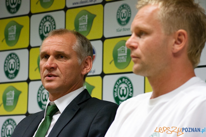 KS Warta - od lewej Czesław Jakołcewicz, Tomasz Magdziarz Foto: LepszyPOZNAN.pl / Paweł Rychter KS Warta - od lewej Czesław Jakołcewicz, Tomasz Magdziarz Foto: LepszyPOZNAN.pl / Paweł Rychter