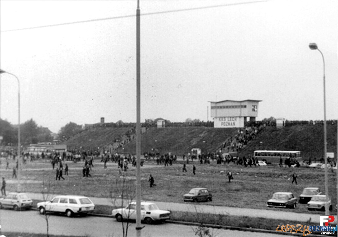 Stadion Lecha w roku 1980  Foto: fotopolska.eu