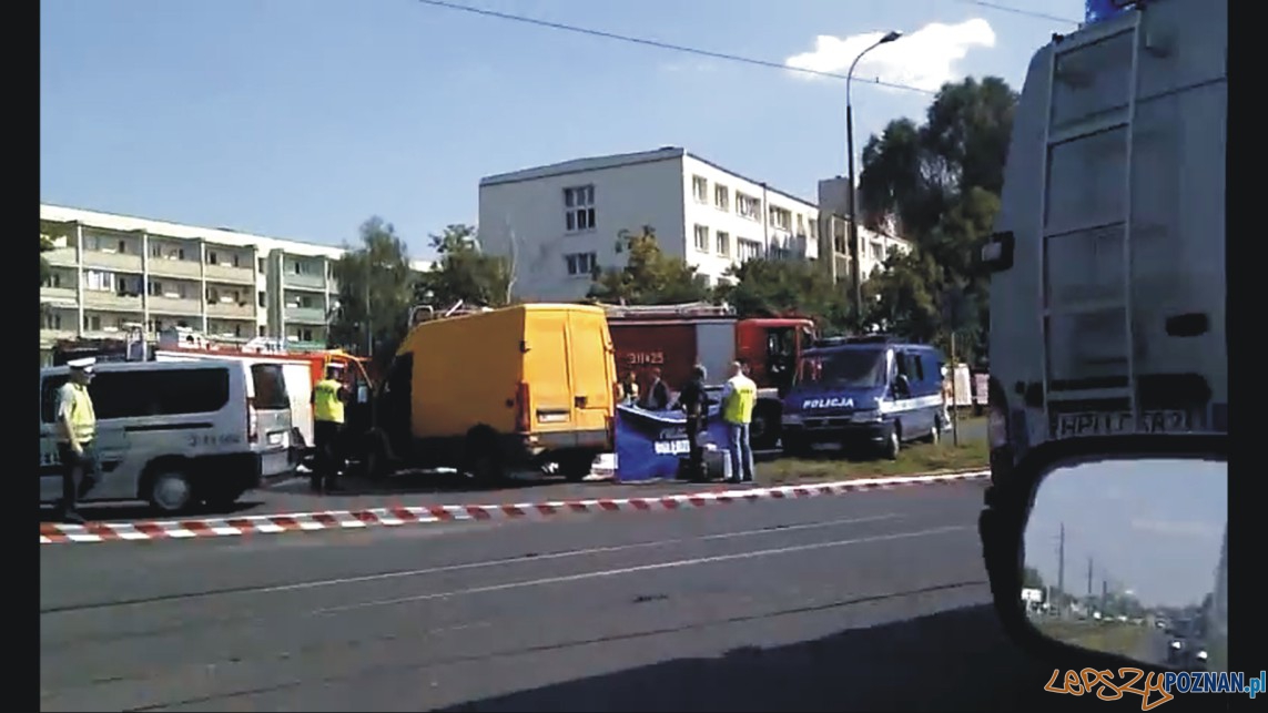 Śmiertelny wypadek na Ratajach Foto: - Śmiertelny wypadek na Ratajach Foto: -