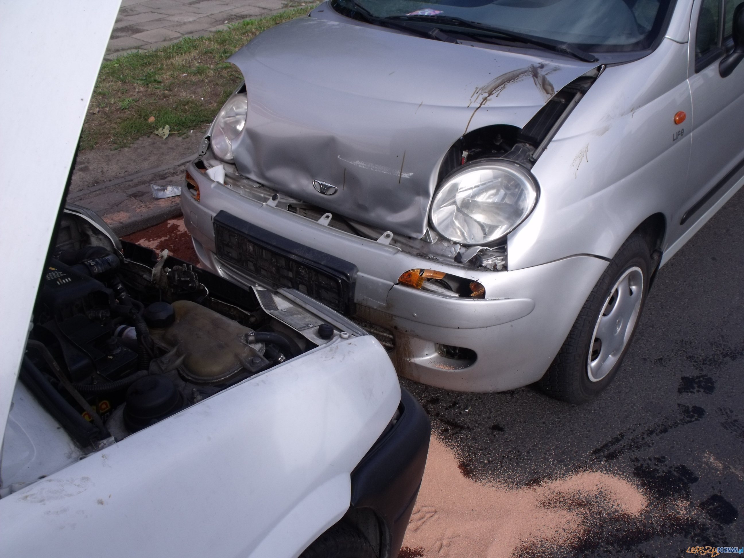 Stłuczka po zasłabnięciu Foto: KM PSP w Poznaniu Stłuczka po zasłabnięciu Foto: KM PSP w Poznaniu