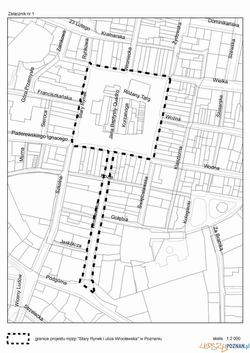 Plan Zagospodarowania Wrocławska - Stary Rynek Foto: Urząd Miasta Plan Zagospodarowania Wrocławska - Stary Rynek Foto: Urząd Miasta