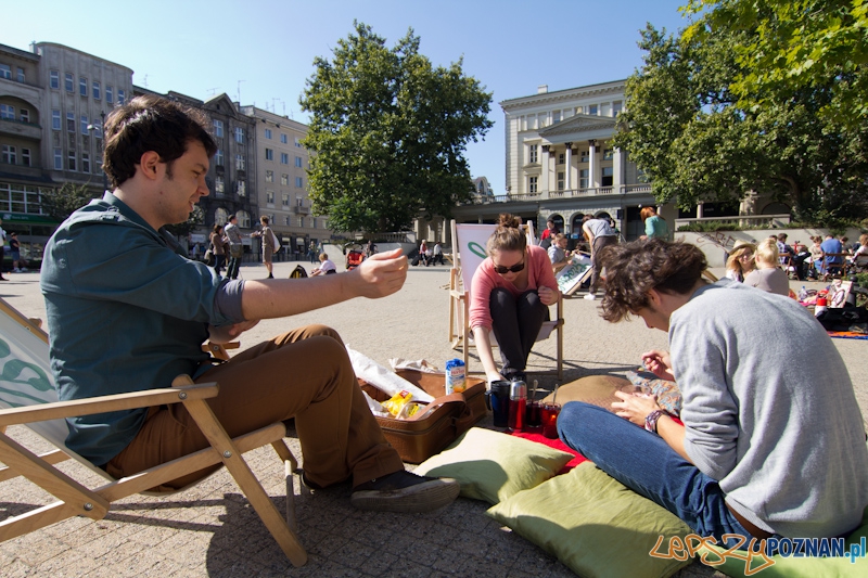 Piknik na placu Wolności Foto: lepszyPOZNAN.pl / Piotr Rychter Piknik na placu Wolności Foto: lepszyPOZNAN.pl / Piotr Rychter