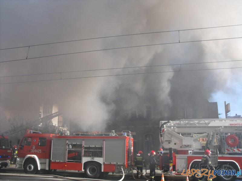 Pożar na Łazarzu Foto: lazarz.pl Pożar na Łazarzu Foto: lazarz.pl