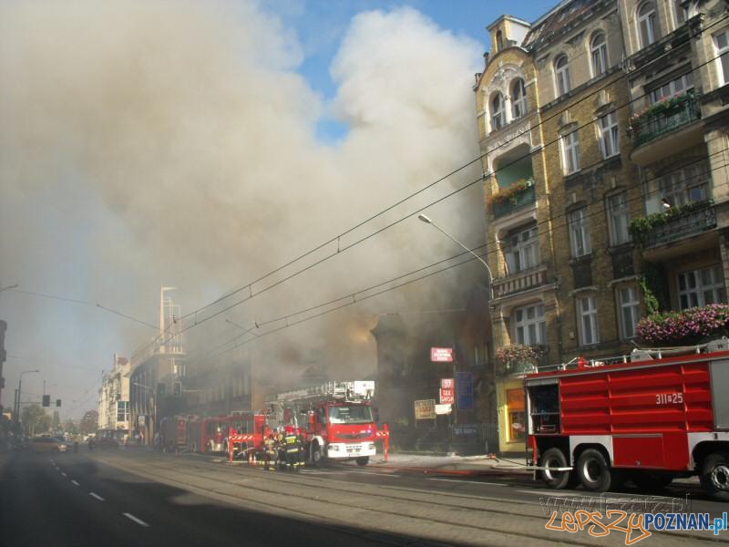 Pożar na Łazarzu Foto: lazarz.pl Pożar na Łazarzu Foto: lazarz.pl