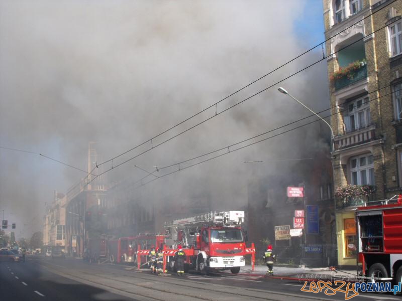 Pożar na Łazarzu Foto: lazarz.pl Pożar na Łazarzu Foto: lazarz.pl