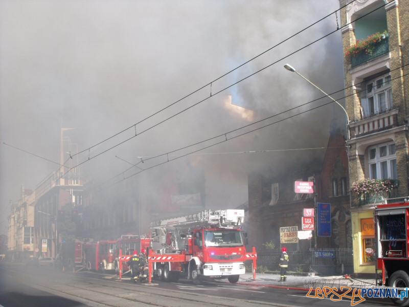 Pożar na Łazarzu Foto: lazarz.pl Pożar na Łazarzu Foto: lazarz.pl