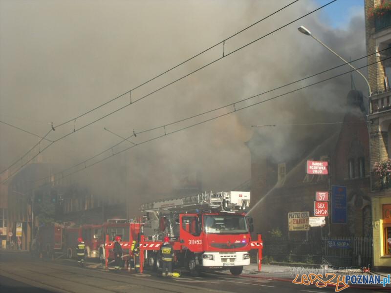 Pożar na Łazarzu Foto: lazarz.pl Pożar na Łazarzu Foto: lazarz.pl