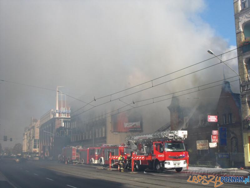 Pożar na Łazarzu Foto: lazarz.pl Pożar na Łazarzu Foto: lazarz.pl