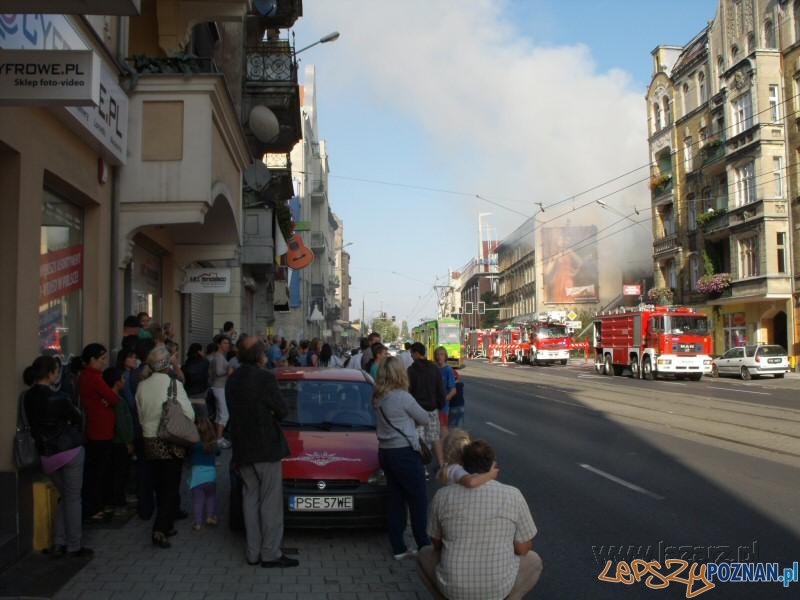 Pożar na Łazarzu Foto: lazarz.pl Pożar na Łazarzu Foto: lazarz.pl