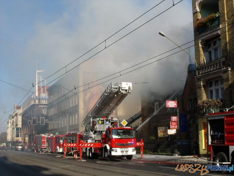 Pożar na Łazarzu Foto: lazarz.pl Pożar na Łazarzu Foto: lazarz.pl