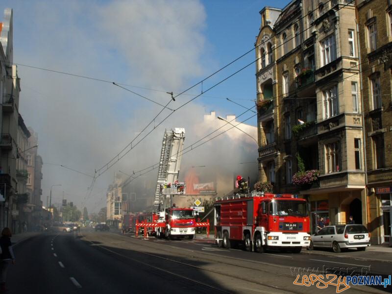 Pożar na Łazarzu Foto: lazarz.pl Pożar na Łazarzu Foto: lazarz.pl
