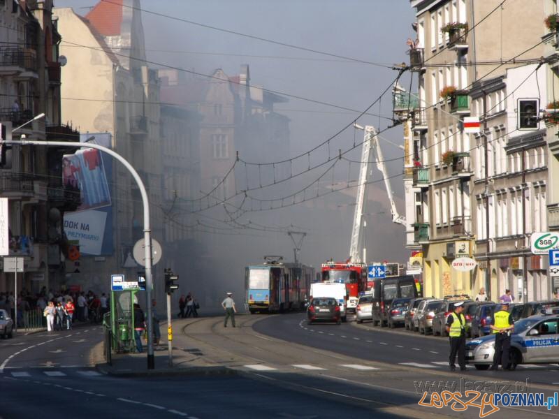 Pożar na Łazarzu Foto: lazarz.pl Pożar na Łazarzu Foto: lazarz.pl