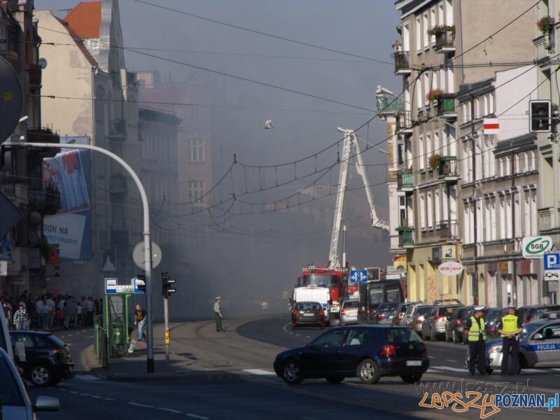 Pożar na Łazarzu Foto: lazarz.pl Pożar na Łazarzu Foto: lazarz.pl